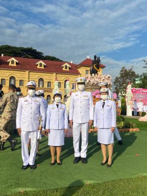 เข้าร่วมพิธีวางพวงมาลาเพื่อน้อมรำลึกเนื่องในวันคล้ายวันสวรรคตพระบาทสมเด็จพระจุลจอมเกล้าเจ้าอยู่หัว 23 ตุลาคม